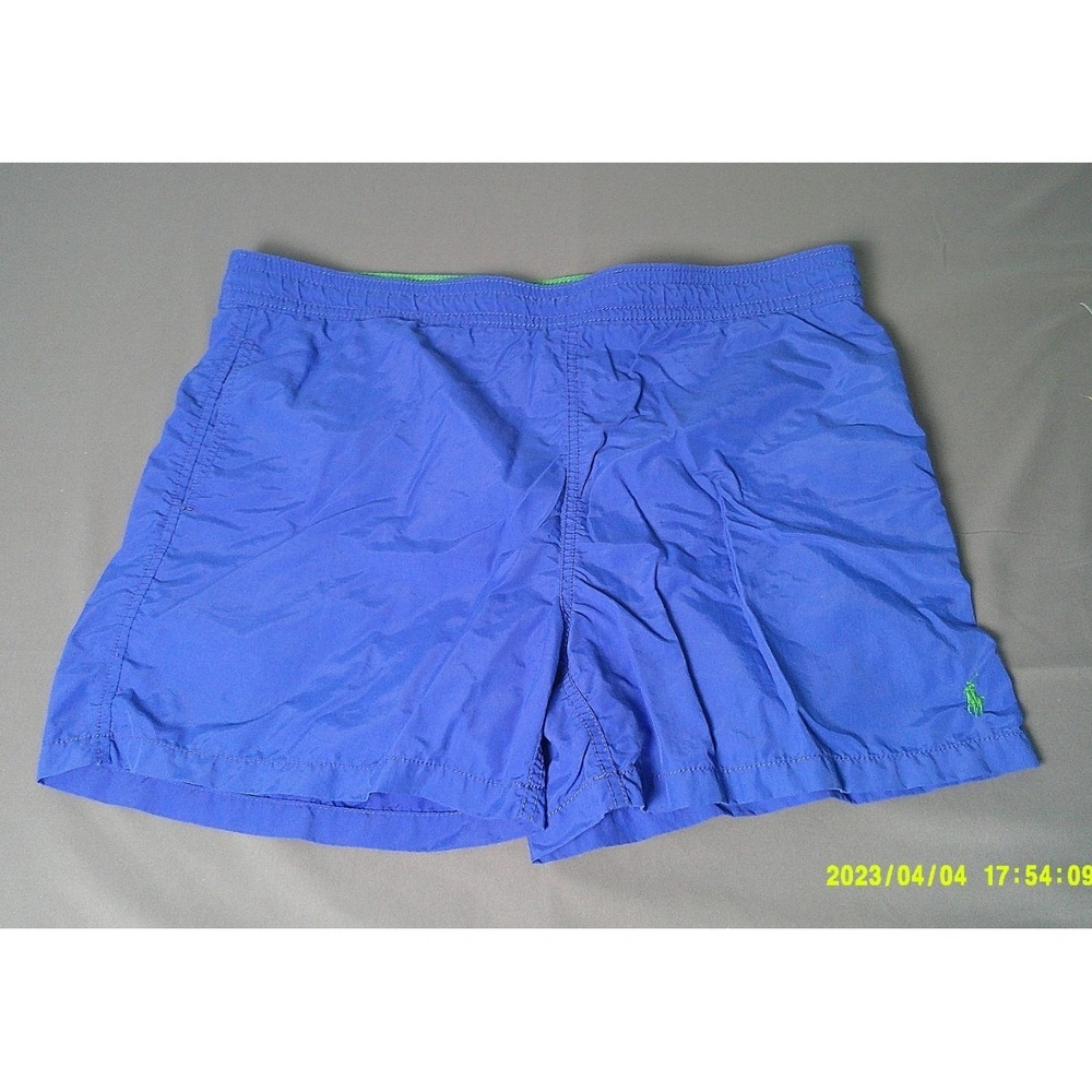 Polo by Ralph Lauren Men's Swim Trunks Blue Size Large Mesh Lined